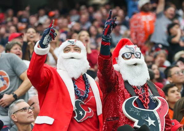 Celebrating the holidays with a helping of basketball and football