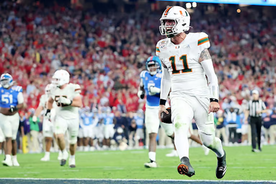 No. 10 Miami tops No. 6 Ole Miss; will face winner of No. 1 Indiana and No. 5 Oregon in CFP title game