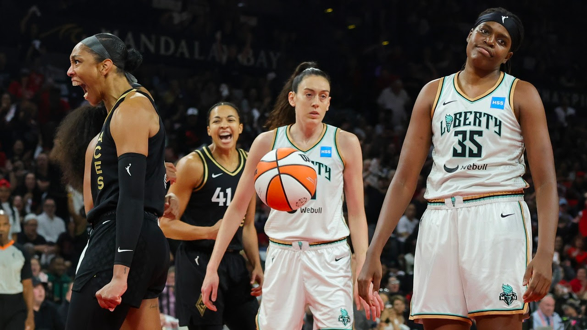 The Las Vegas Aces are dominating the WNBA finals