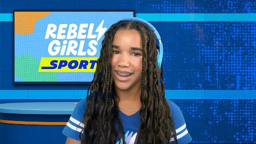 Rebel Girls Sports host Pepper Persley speaks on Rebel Girl Sports Family Hour.