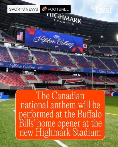 Canadian band, Barenaked Ladies, will perform O Canada before the Buffalo Bills' September 17th home opener against the Detroit Lions. 🇨🇦