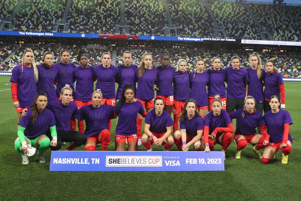 The world No. 6 CanWNT continued to play in purple-shirted protest over the weekend