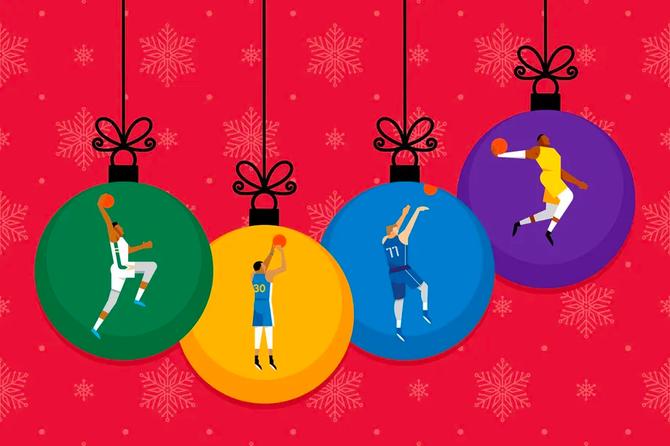 NBA players as holiday ornaments