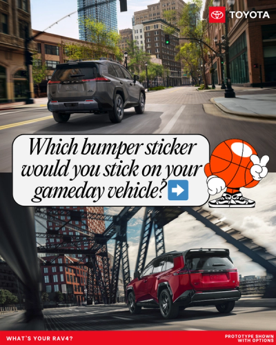 Which bumper sticker would you stick on your RAV4? 🤣