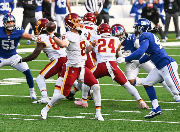 Washington Football Team Fall to NY Giants