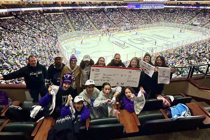 PWHL fans enjoying the PWHL finals