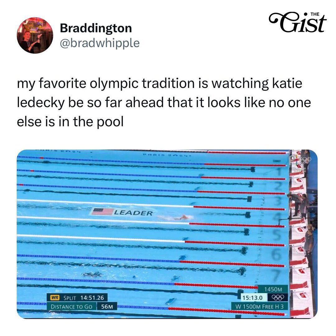 What's your favorite Olympic tradition? 😂⁣