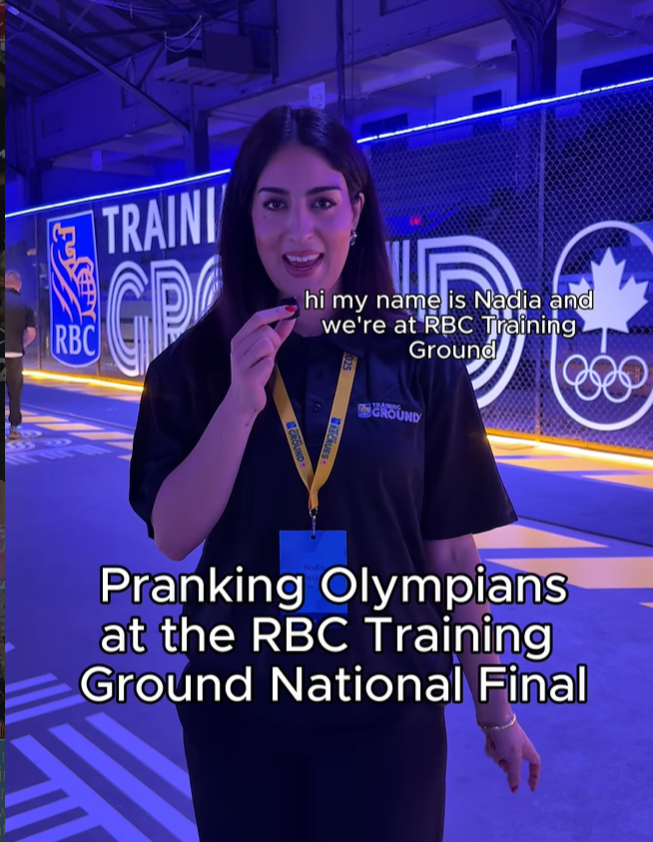 We had fun pulling this prank on RBC Olympians. 😭