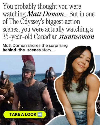 The actor revealed that one of the film's biggest action scenes actually featured Canadian stunt performer Devyn Dalton. 🤩