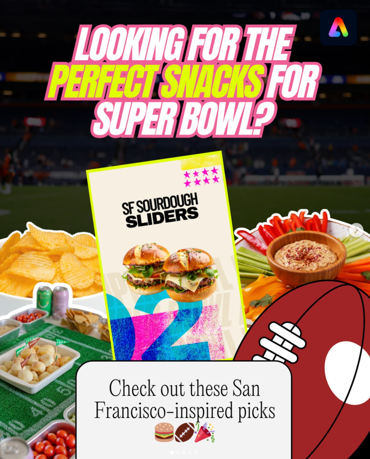 Game day fuel, sorted.