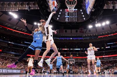 Chicago Sky’s DiJonai Carrington ejected for flagrant foul on Indiana Fever’s Sophie Cunningham