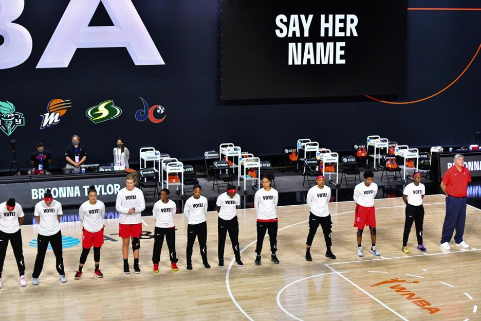 Women Athletes Take Action to Get Out the Vote