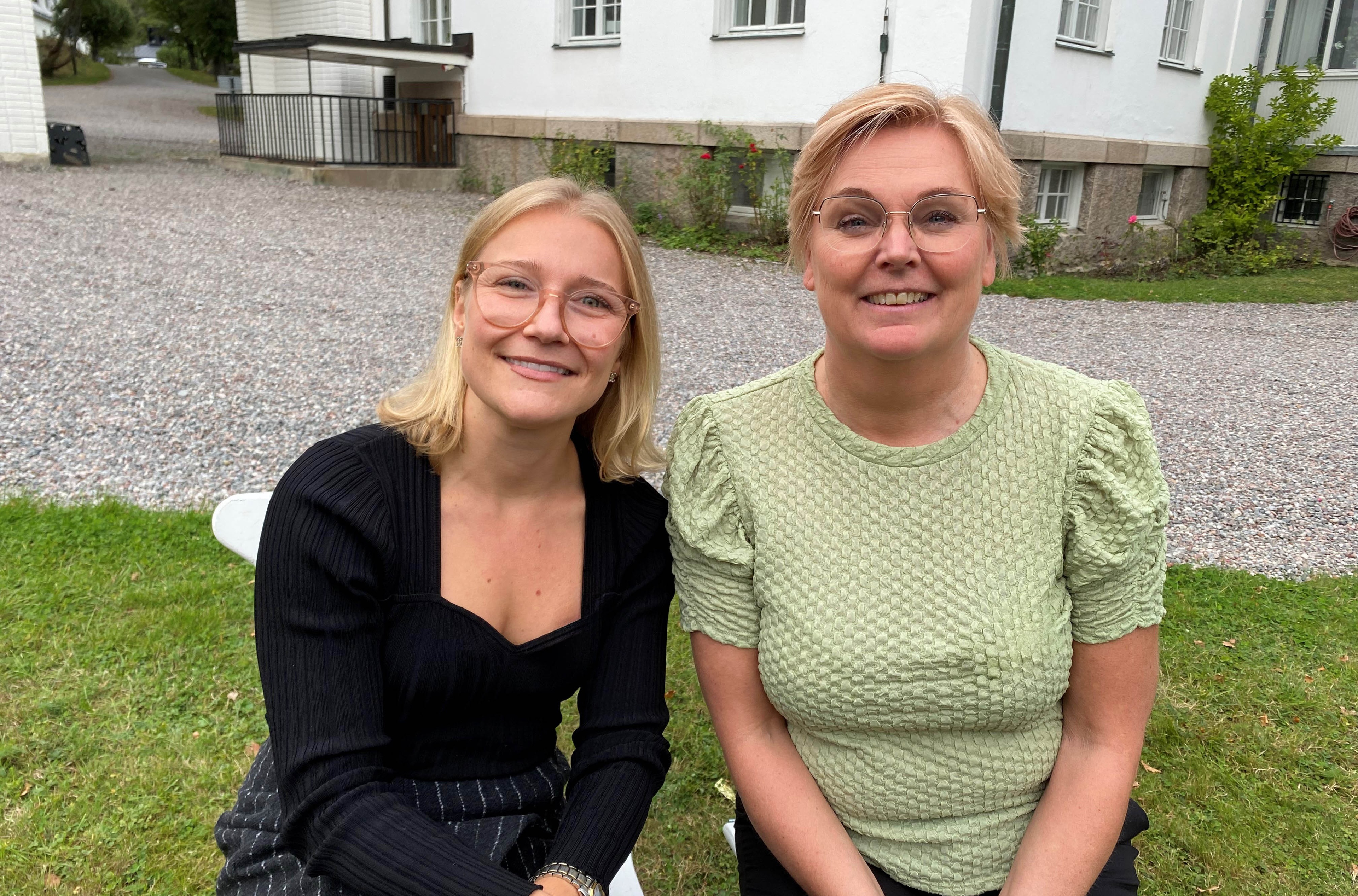 Josefine Göthe och Jessica Heed-Lövgren