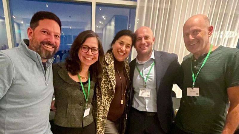 Missy Krasner and friends at JP Morgan