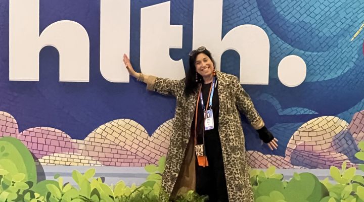 Missy Krasner at the HLTH conference