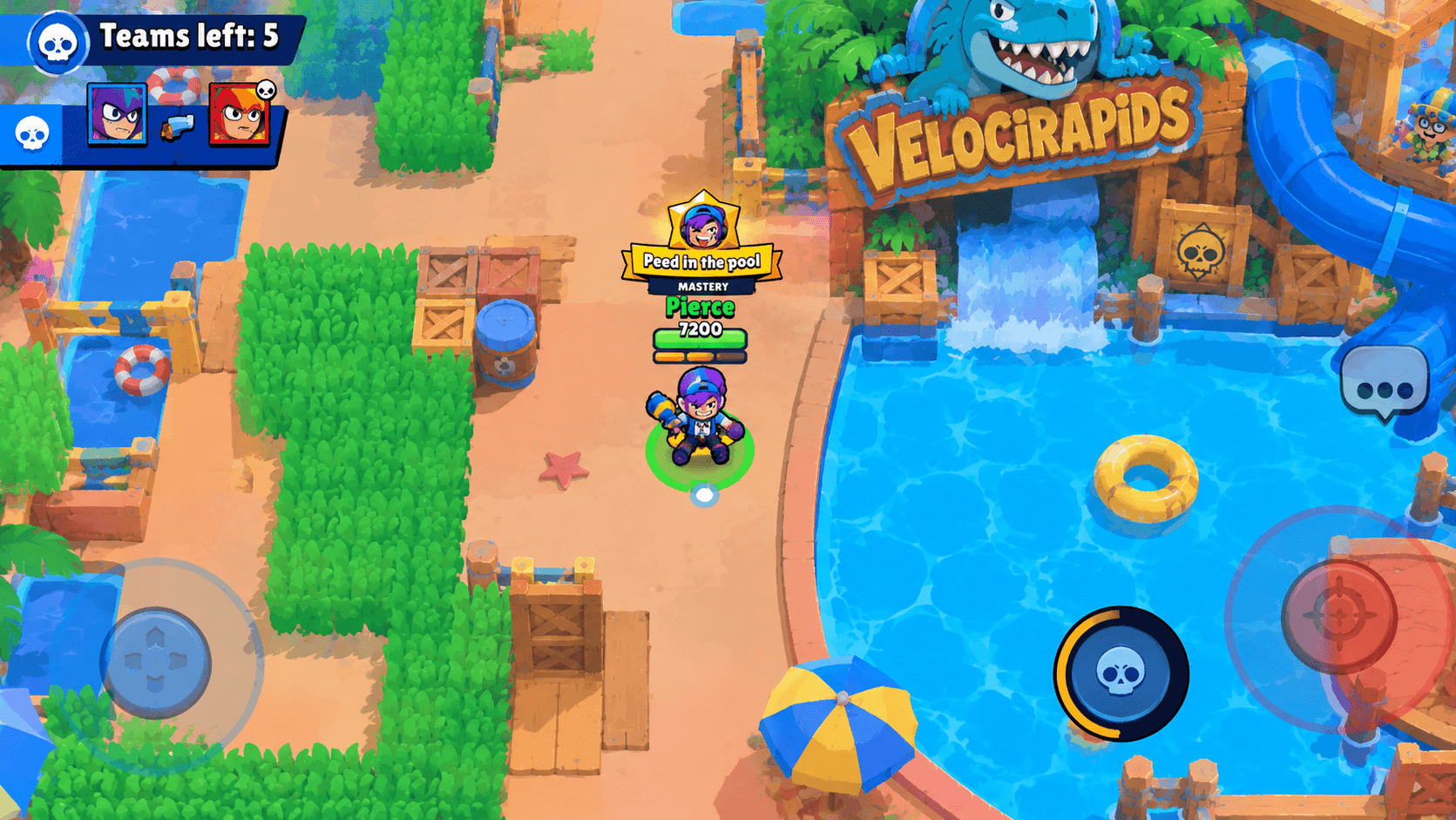 who peed in the brawl stars pool