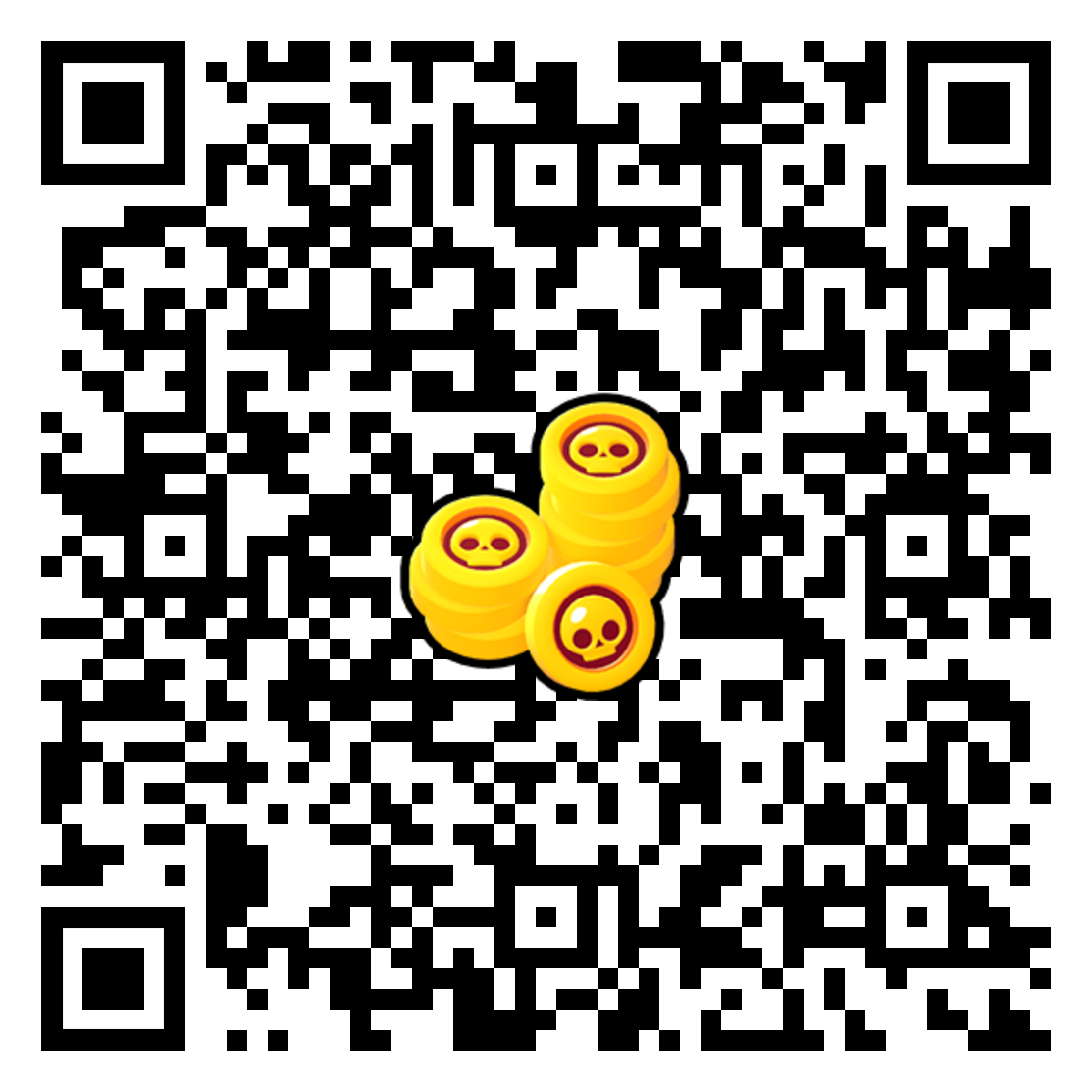 brawl stars 500x coins qr code
