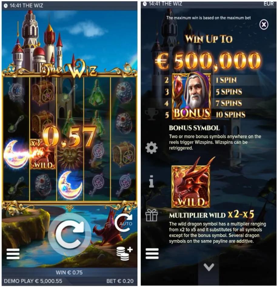 the wiz magician slot game(1) the wiz magician slot game(1)