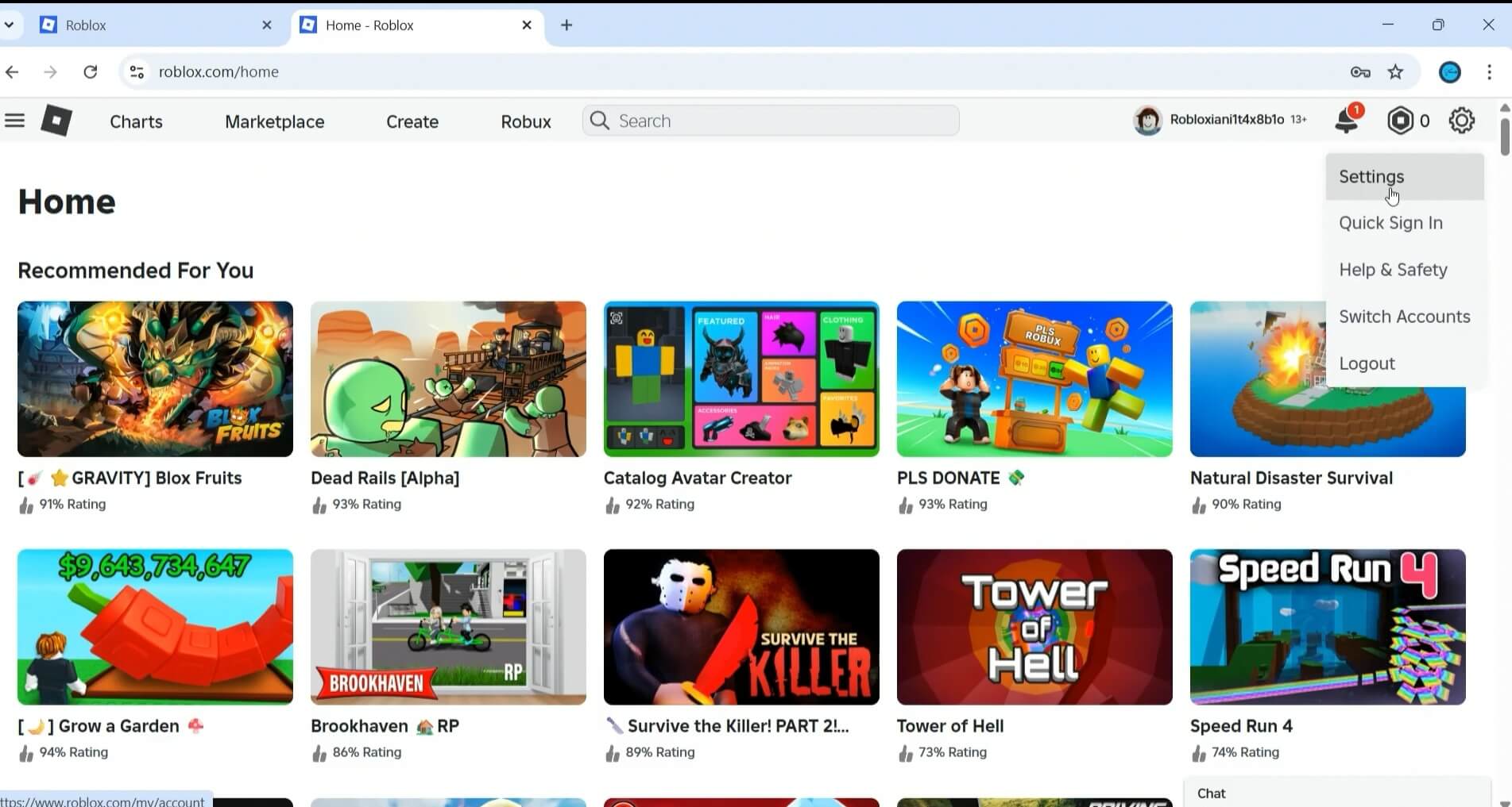 turn off joins roblox