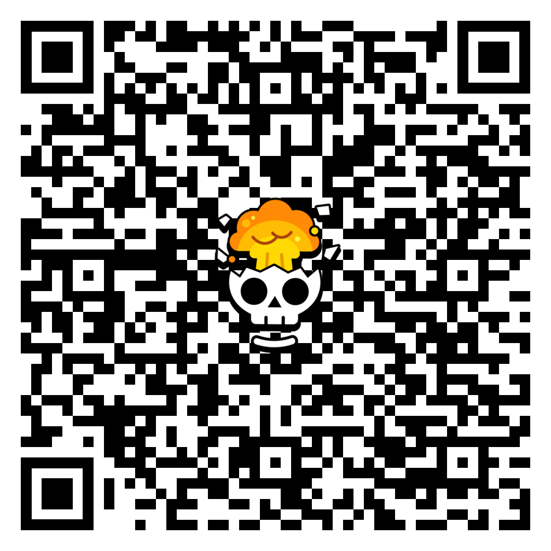 brawl stars mindblown skull pin qr code