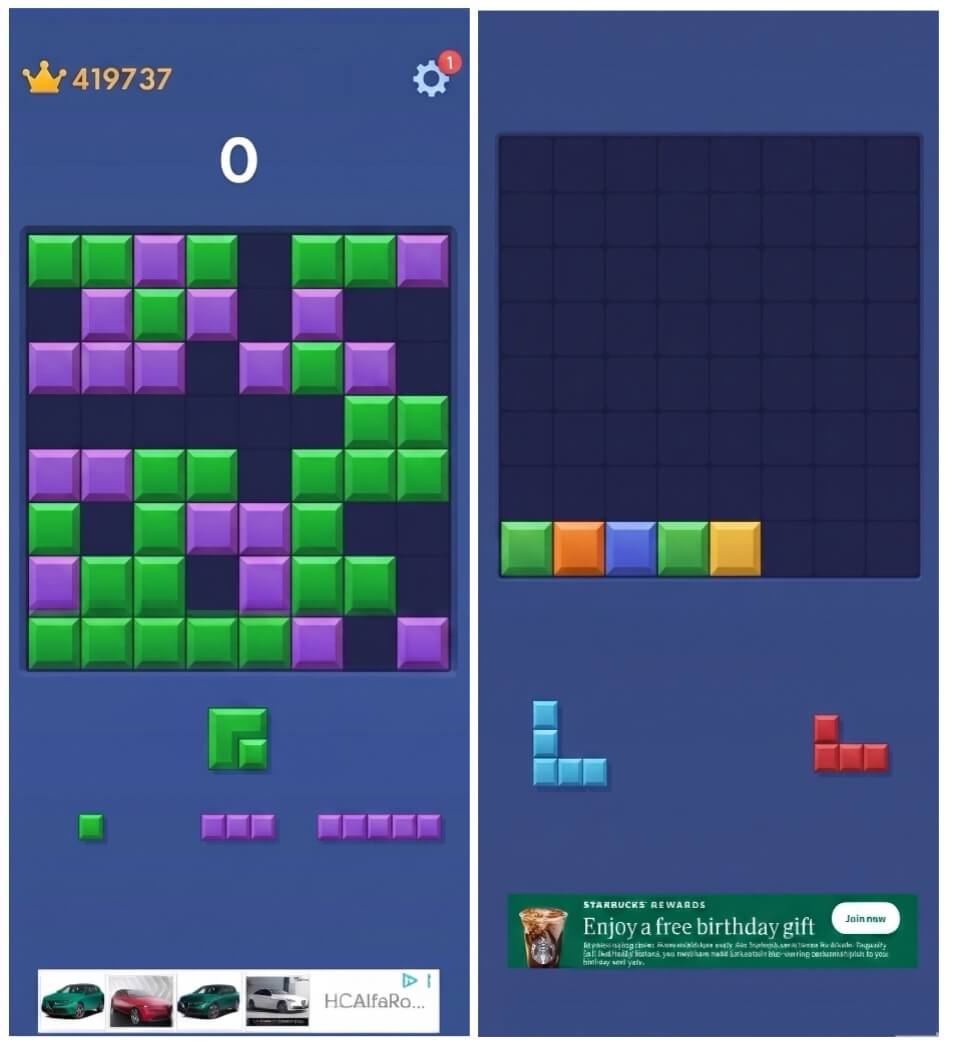 why is block blast rated 17