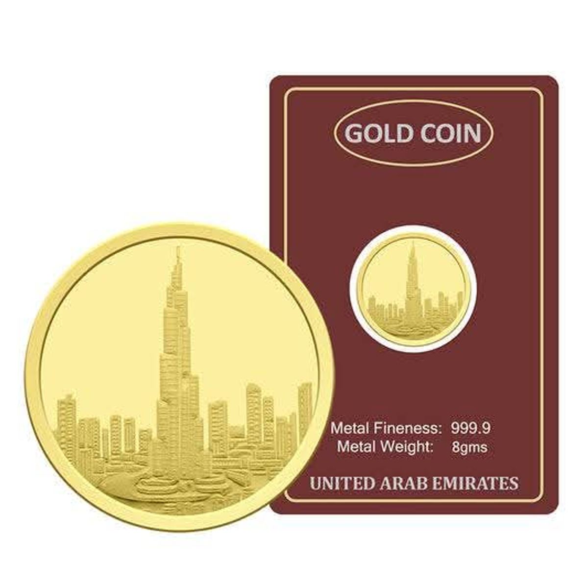 8gm gold coin