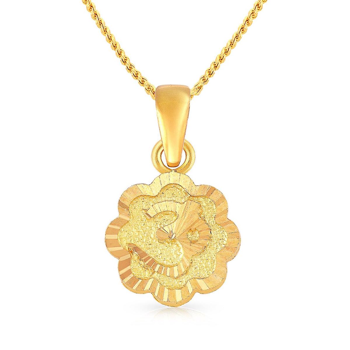 22K Gold Pendant 002