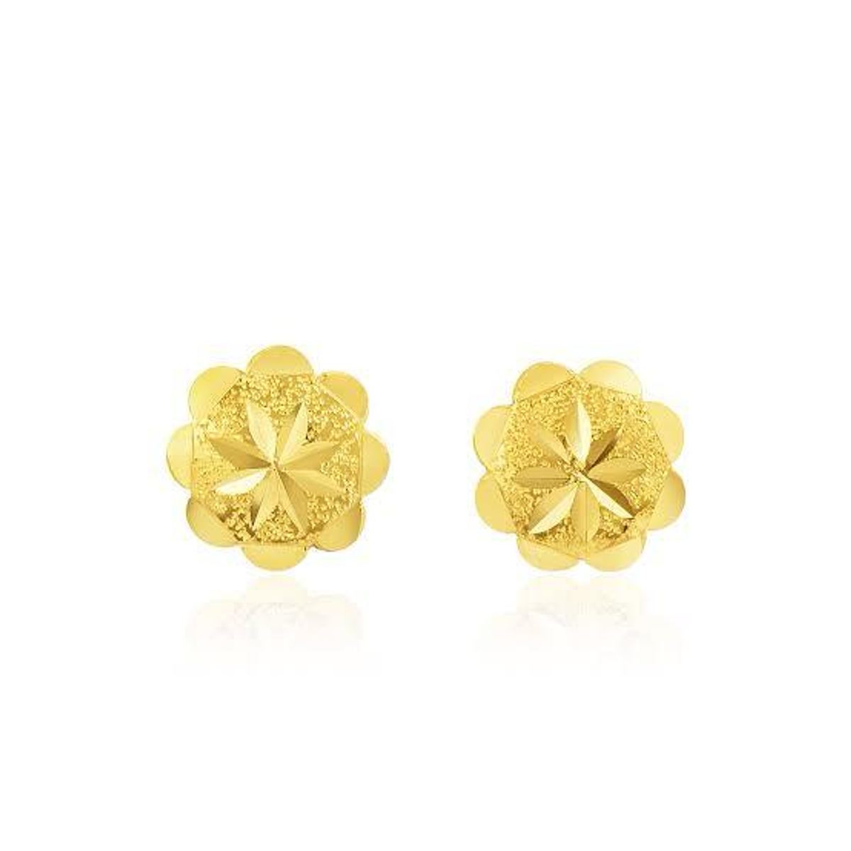 22K Gold Earrings 001
