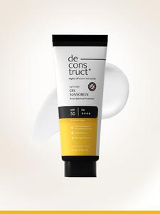 deconstruct Gel Sunscreen SPF 50 PA++++ -100% Photostable-Lightweight