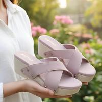 Zyfie Women Wedges Sandal Pink