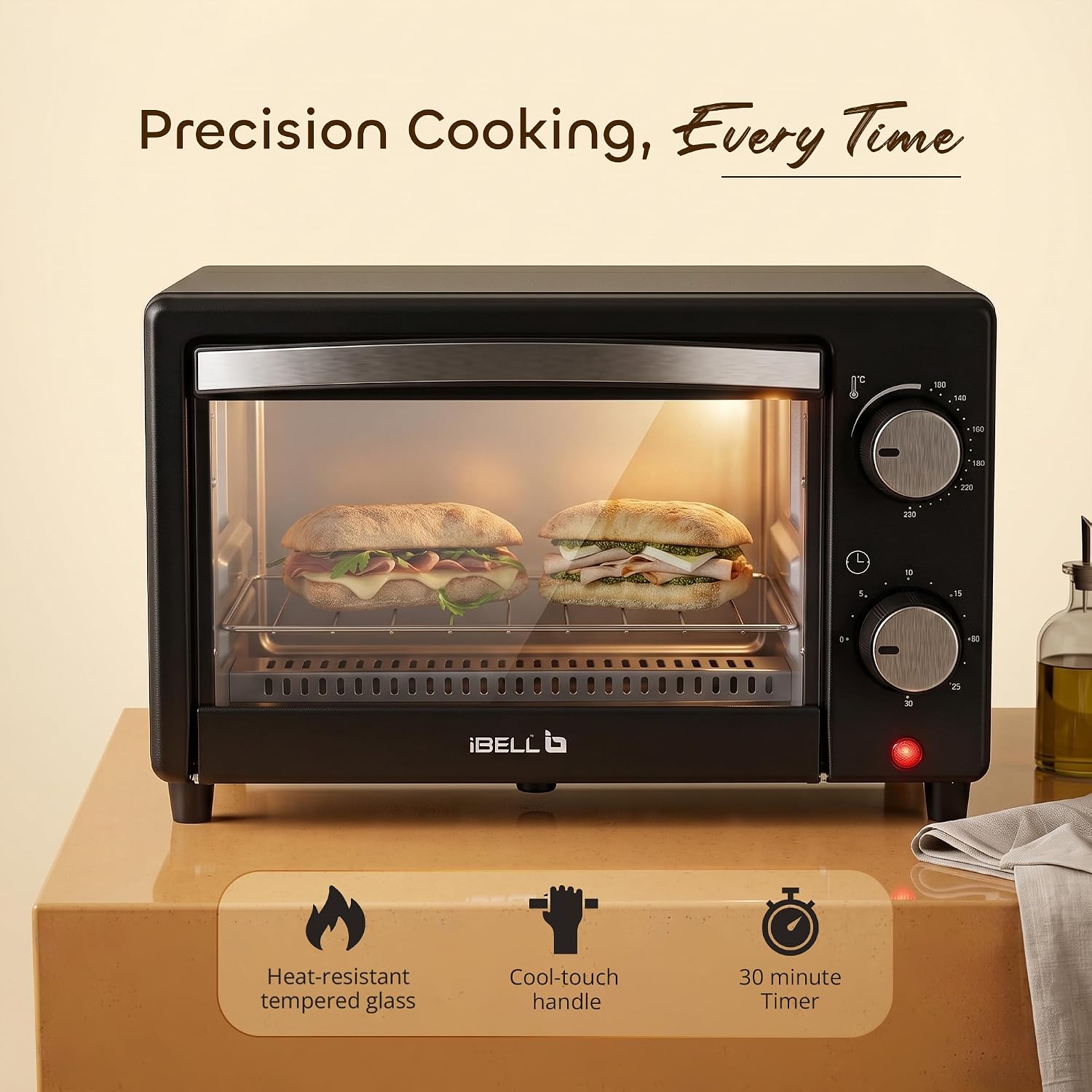 iBELL WAVE10 OTG Oven | 10L | 1200W Power - 4