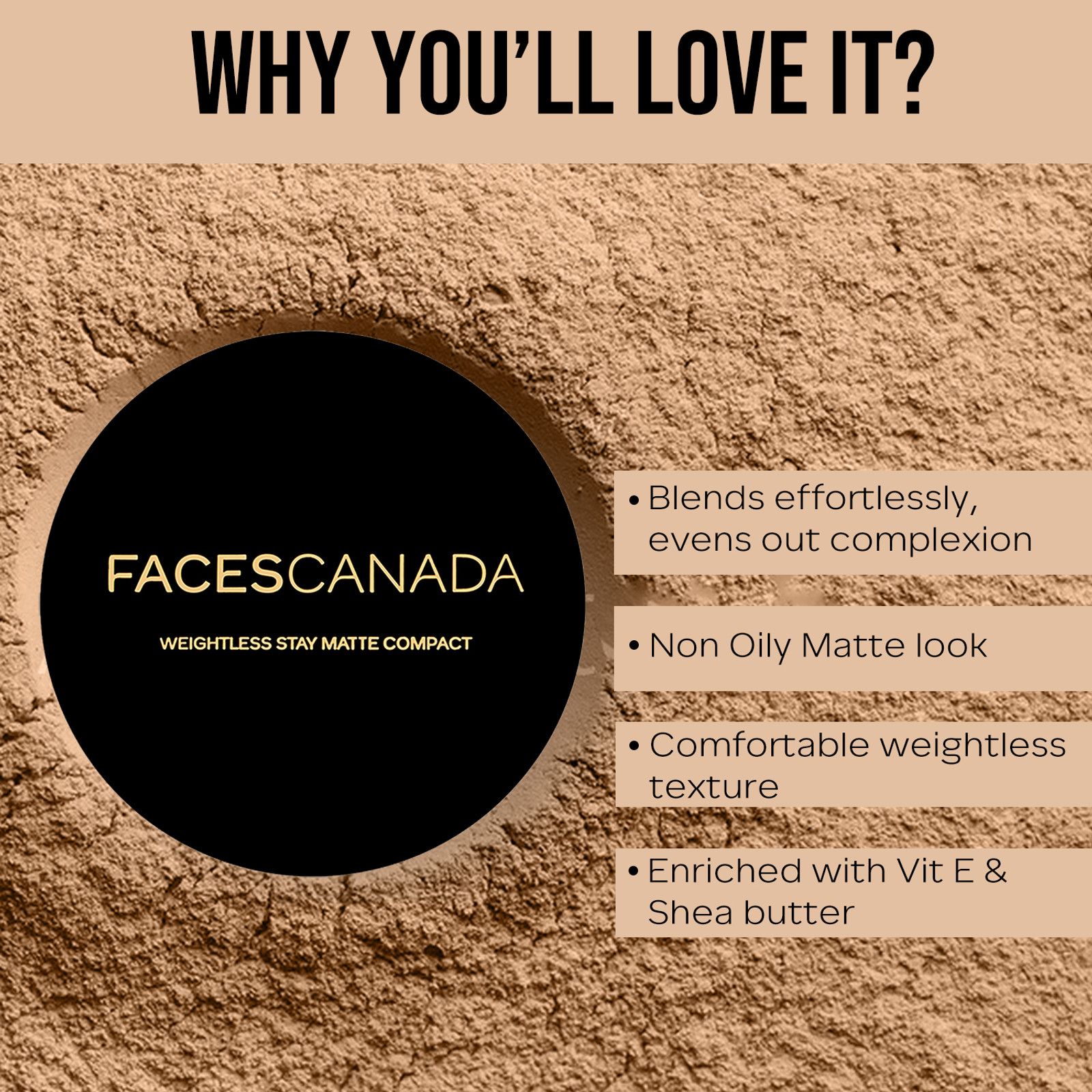 FACES CANADA Weightless Stay Matte Oil Control Compact Powder - 2