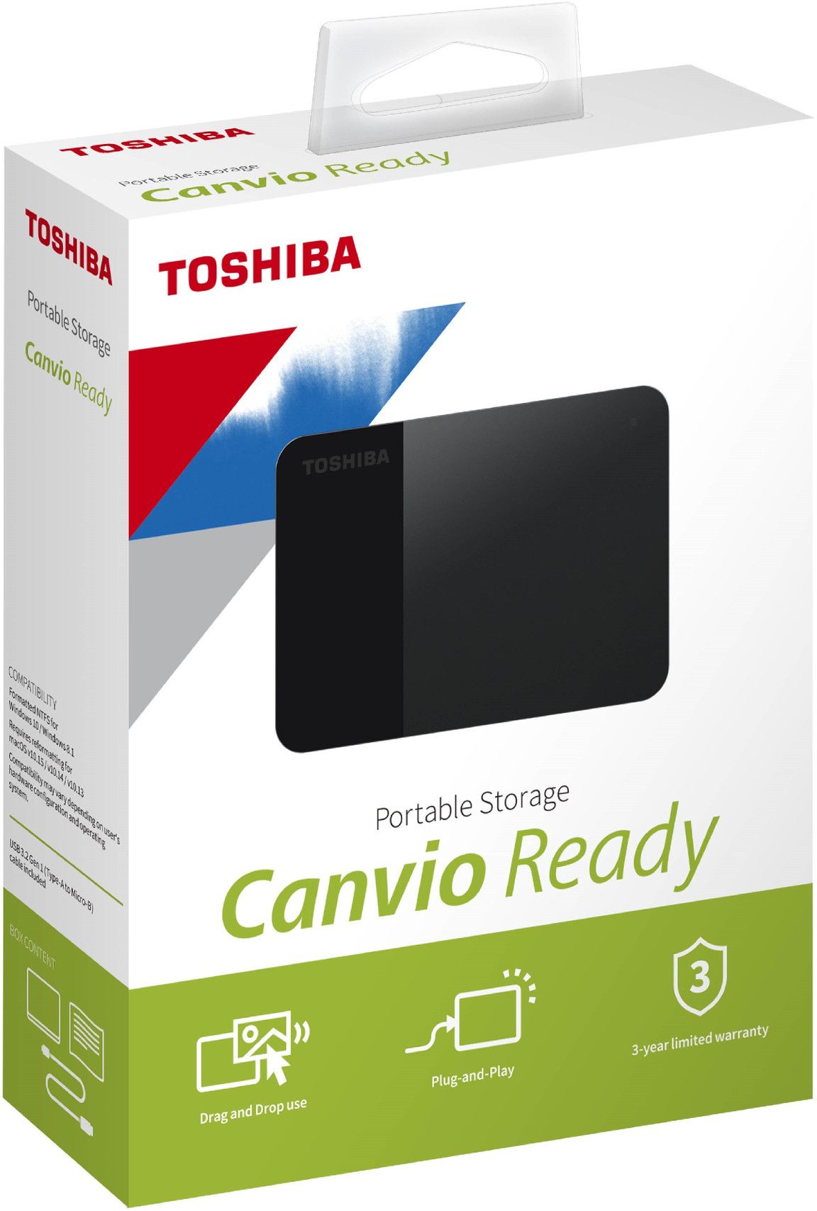 TOSHIBA Canvio Ready 1 TB External - 4