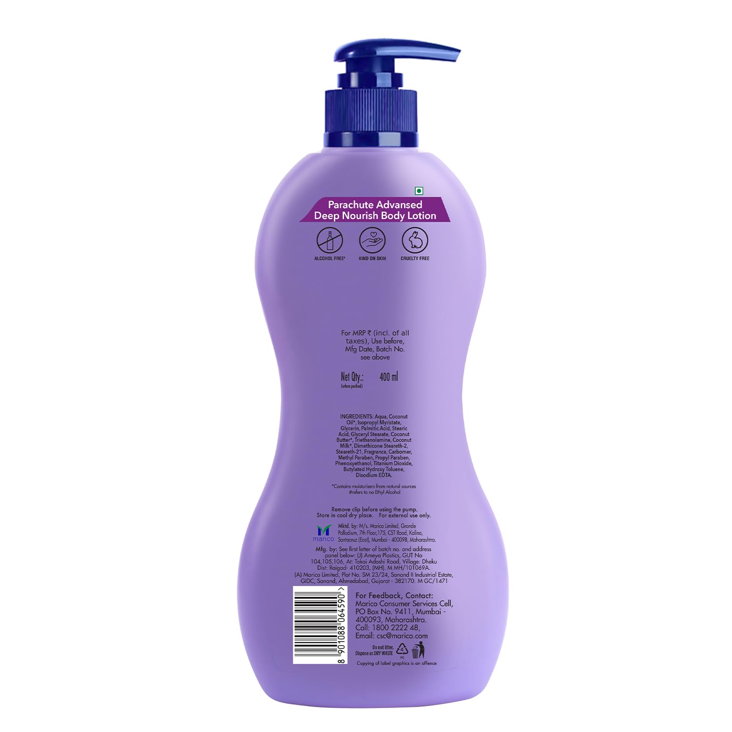 Parachute Advansed Deep Nourish body lotion 72h Moisturisation - 2