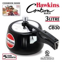 Hawkins Contura Black 3 Litre Pressure Cooker - 3