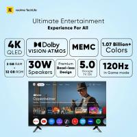 realme TechLife 75 inch QLED Ultra HD (4K) Smart Google TV - 4