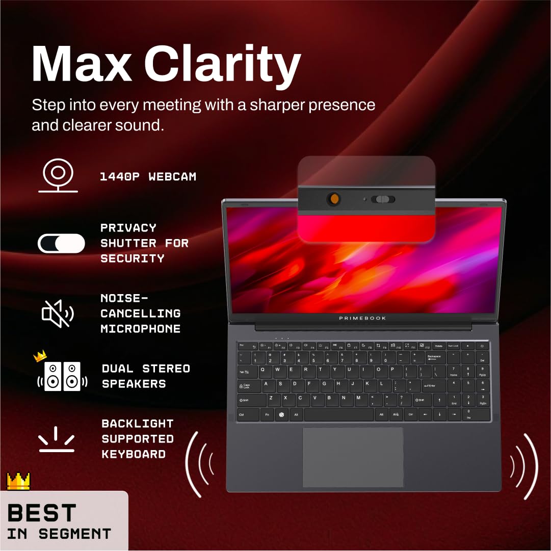 Primebook 2 Max (2026) | 8GB RAM | 256GB | 15.6'' - 4