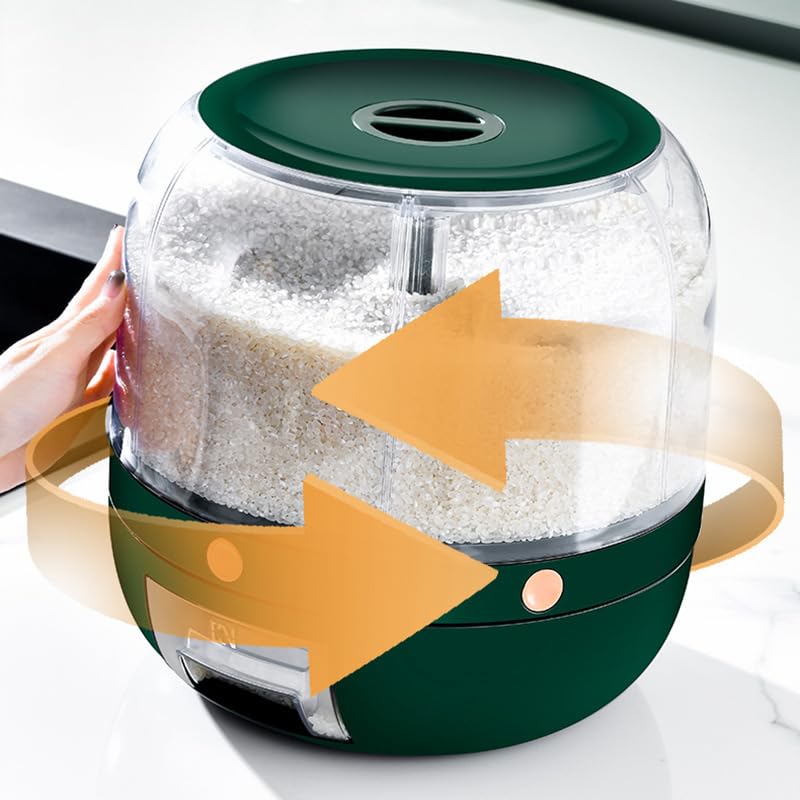 Delavala | 360° Rotating 6 Grid Large Grain Dispenser - 6