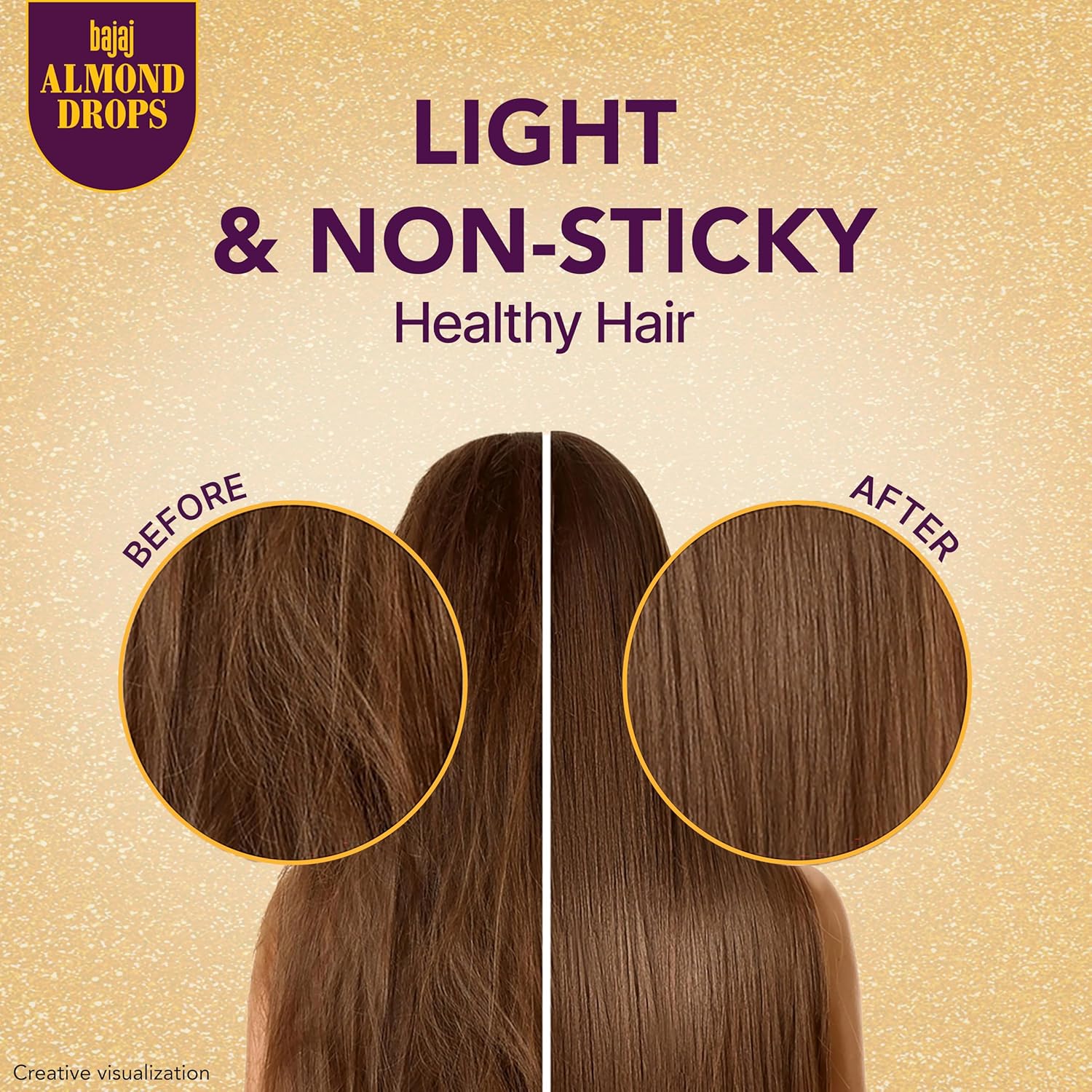 Bajaj Almond Drops Hair Oil Light & Non-Sticky Hair fall Reduction - 4