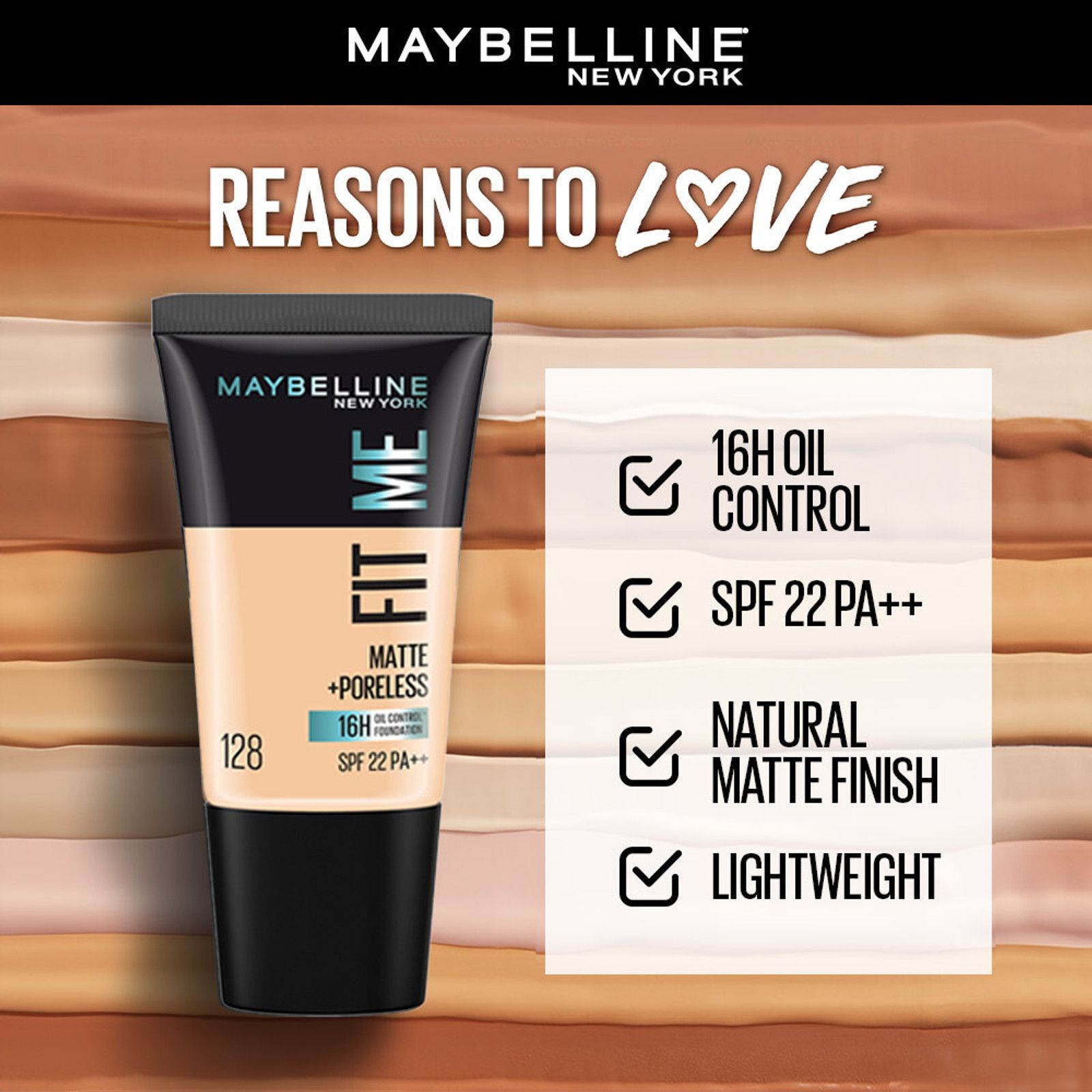 MAYBELLINE NEW YORK Matte+Poreless Liquid Tube Foundation - 2