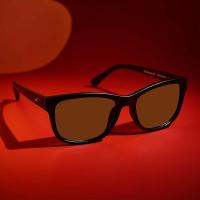 Fastrack Black Wayfarer UV protected Sunglasses for Men