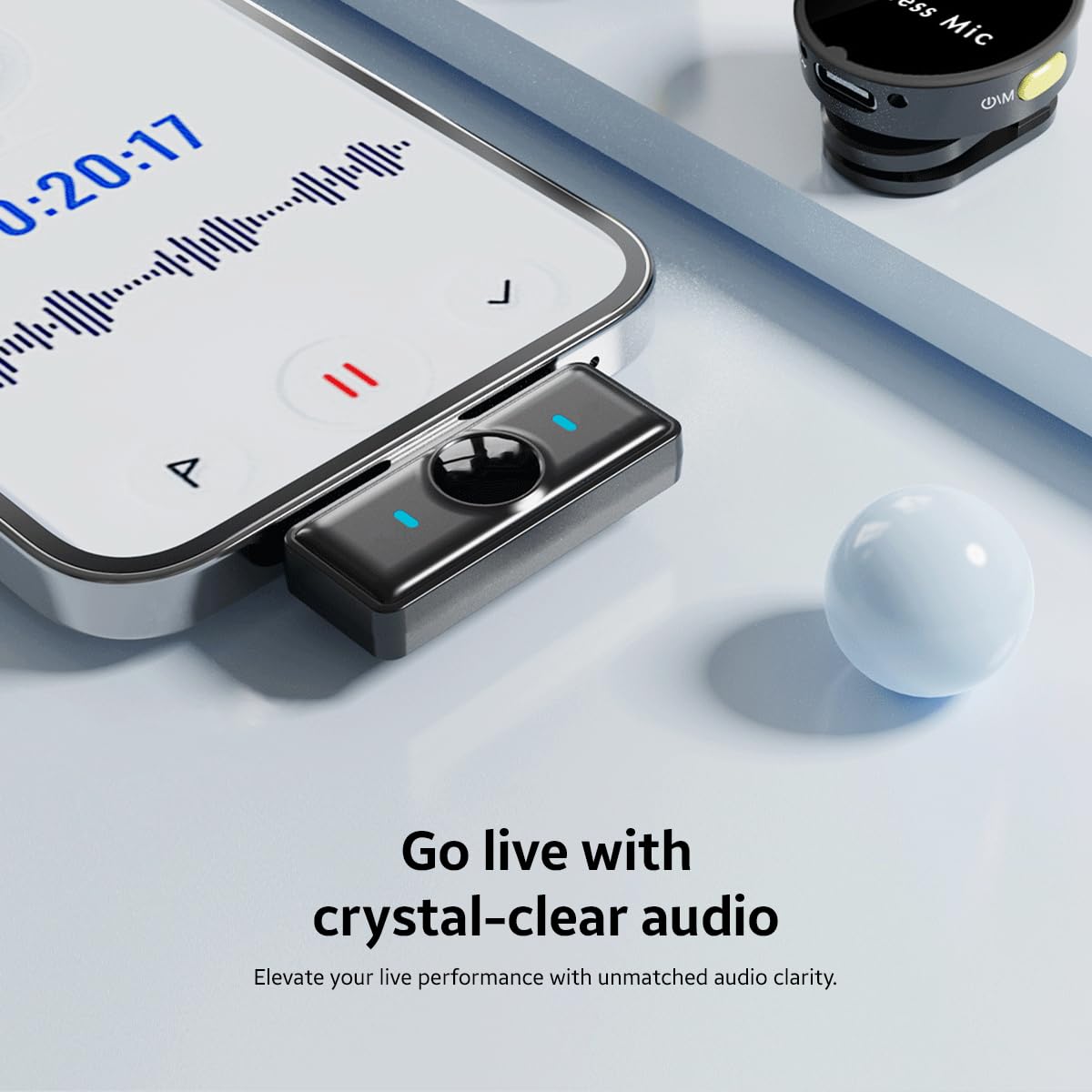 String Swing Wireless Mic for Vlogging & Video Recording - 7