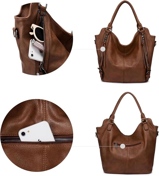INOVERA Handbags | Faux Leather Purse | Crossbody Sling Bag Combo - 5