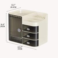 Boniry Makeup Organizer Box | 4 Compartment For Cosmetic Organizer - 3