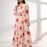 Women Floral Print Fit & Flare Dress
