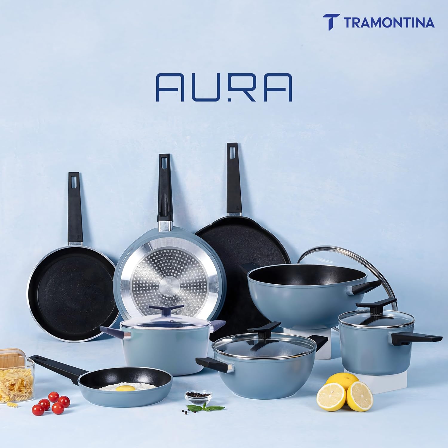 Tramontina Aura Cookware Set of 7 - 6