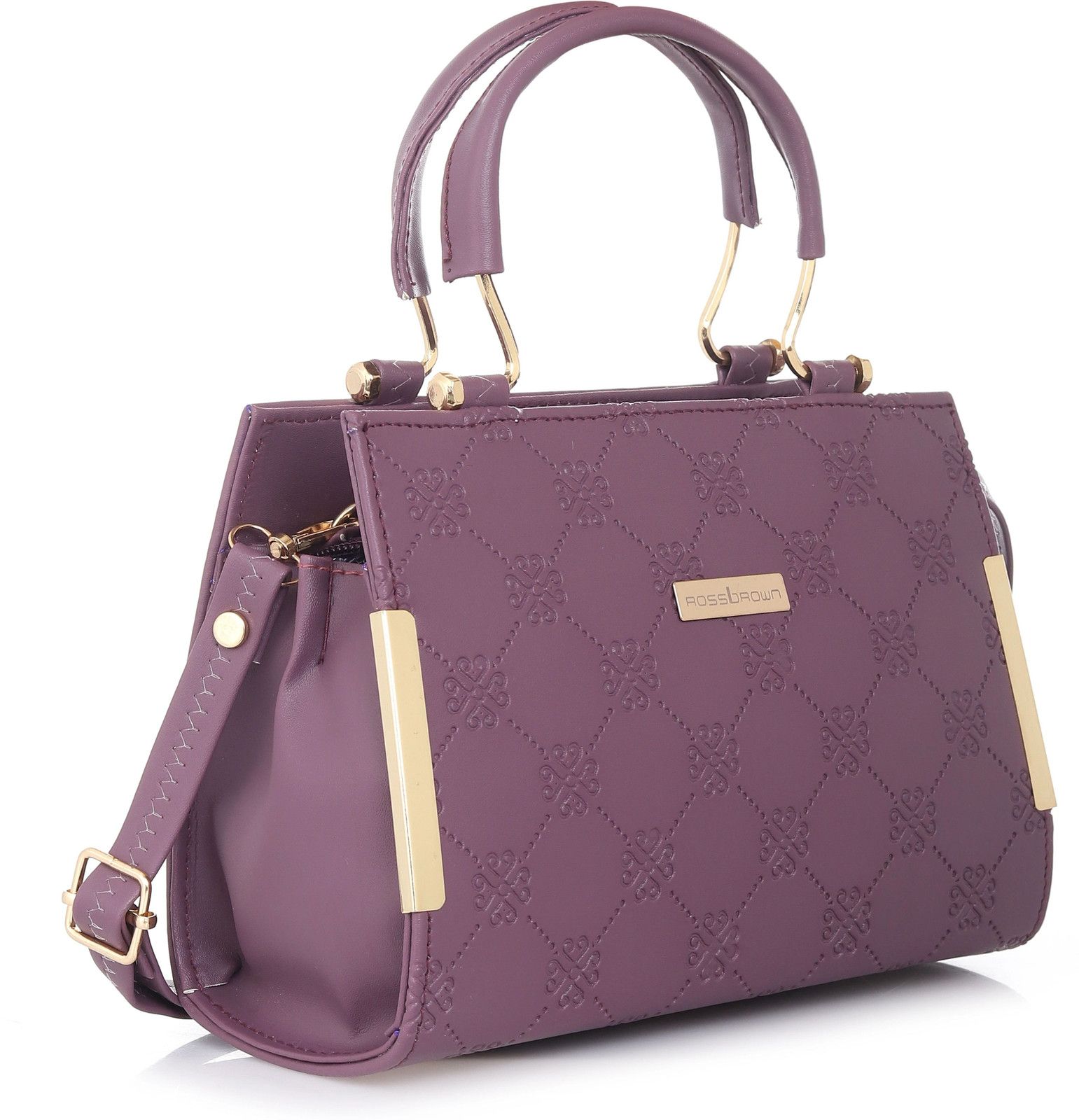 Ross Brown Women Purple Handbag | On Deal - 6