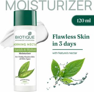 BIOTIQUE Morning Nectar Flawless All Skin Types Moisturizer