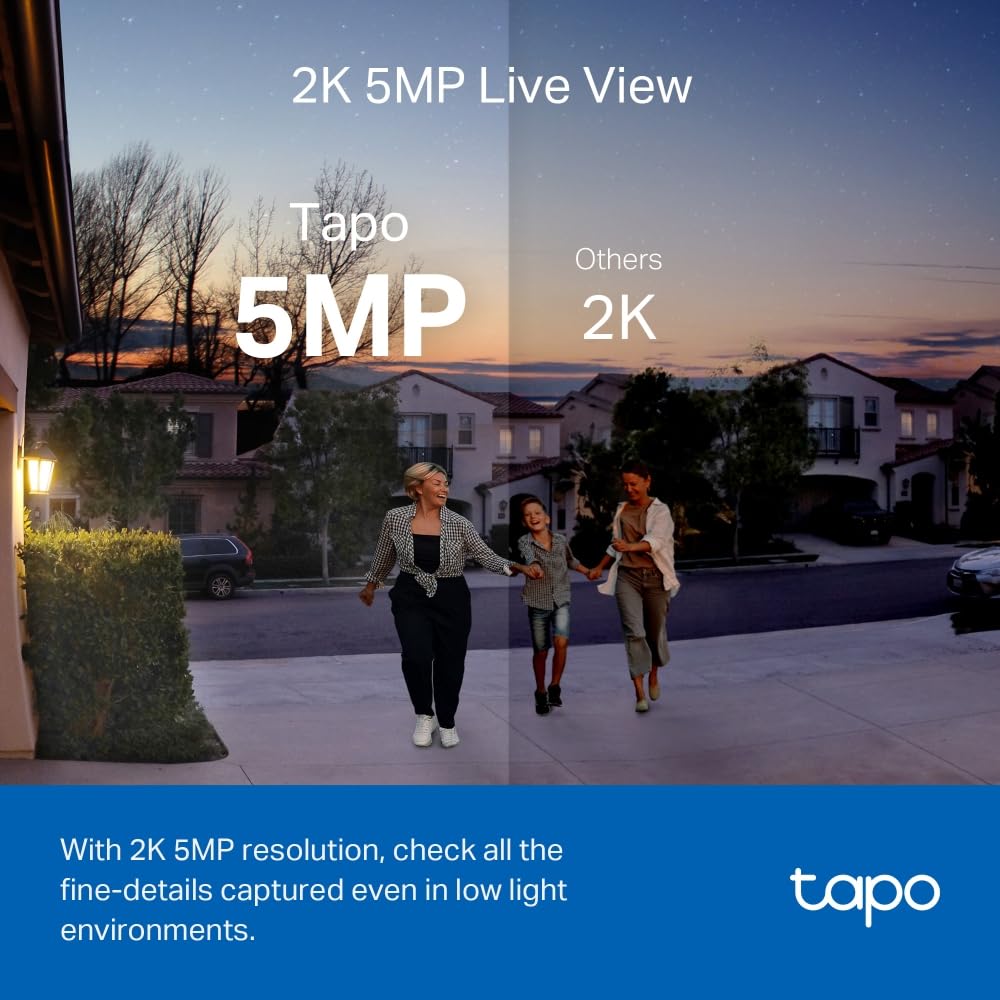 TP-Link Tapo D230S1 2K 5Mp/1920p Smart Wireless Security Video Doorbell - 3