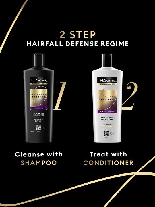TRESemme Hair Fall Defense Professional Shampoo with Keratin Filler - 3